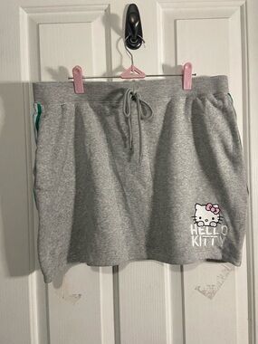 Hello Kitty Grey Skirt with Pink Bow Detail
